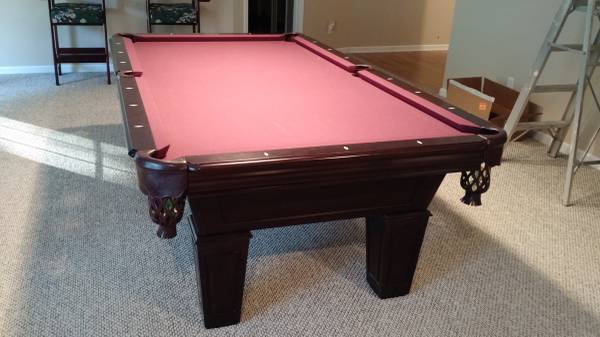 fischer slate pool table