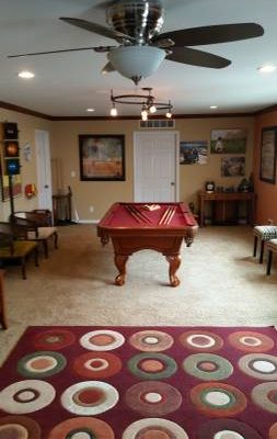 American Heritage claw foot pool table